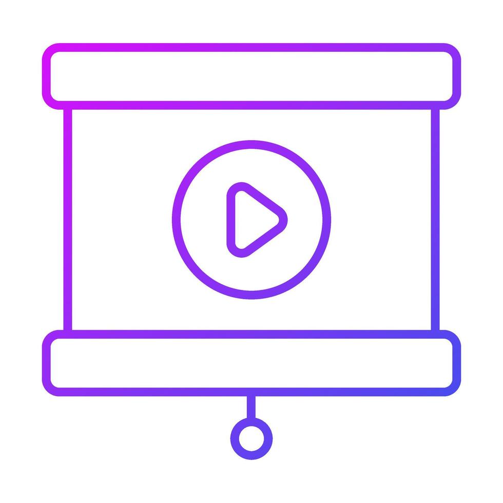 presentation Finance Related Vector Line Icon. Editable Stroke Pixel Perfect.
