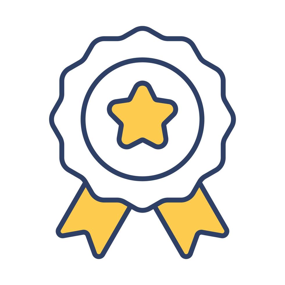 badge Finance Related Vector Line Icon. Editable Stroke Pixel Perfect.