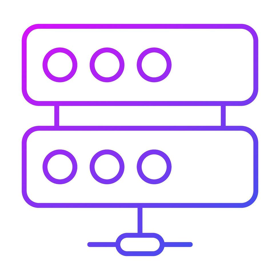 database Finance Related Vector Line Icon. Editable Stroke Pixel Perfect.