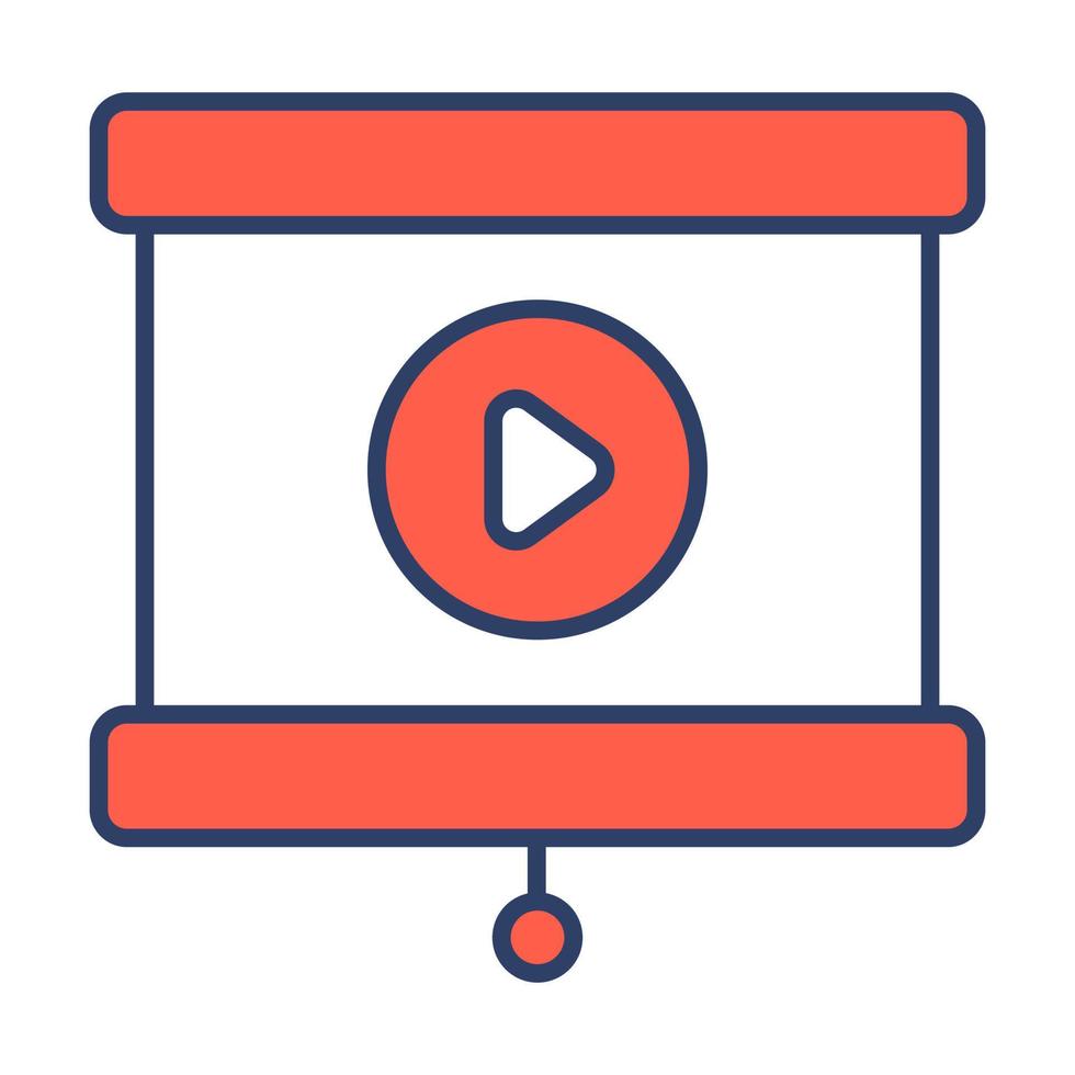presentation Finance Related Vector Line Icon. Editable Stroke Pixel Perfect.