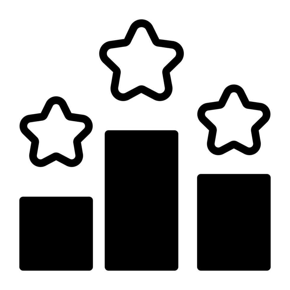 rating star Finance Related Vector Line Icon. Editable Stroke Pixel Perfect.
