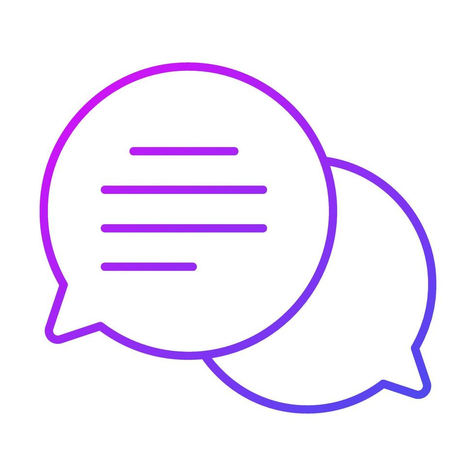 chatting Finance Related Vector Line Icon. Editable Stroke Pixel Perfect.