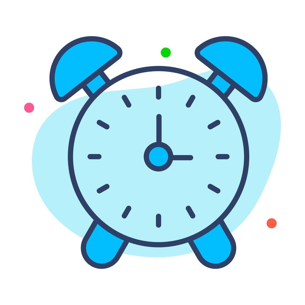 alarm Finance Related Vector Line Icon. Editable Stroke Pixel Perfect.