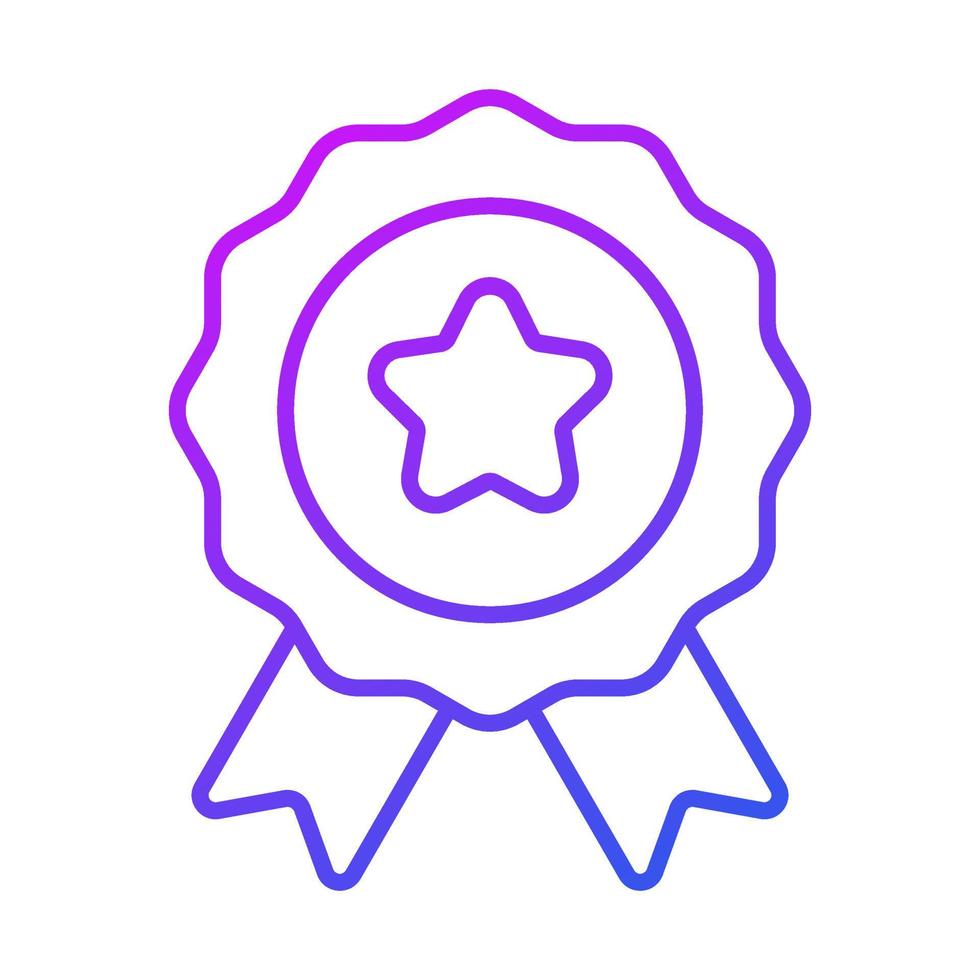 badge Finance Related Vector Line Icon. Editable Stroke Pixel Perfect.