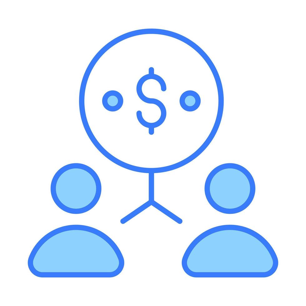 contribution Finance Related Vector Line Icon. Editable Stroke Pixel Perfect.