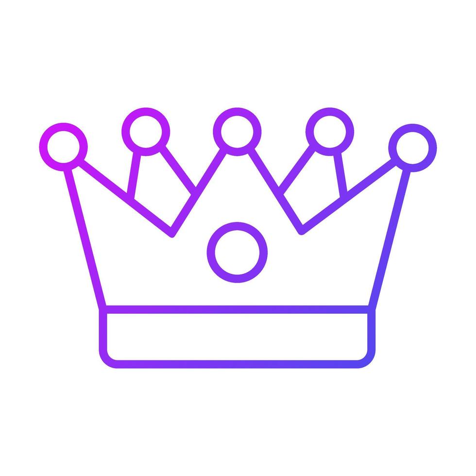crown Finance Related Vector Line Icon. Editable Stroke Pixel Perfect.