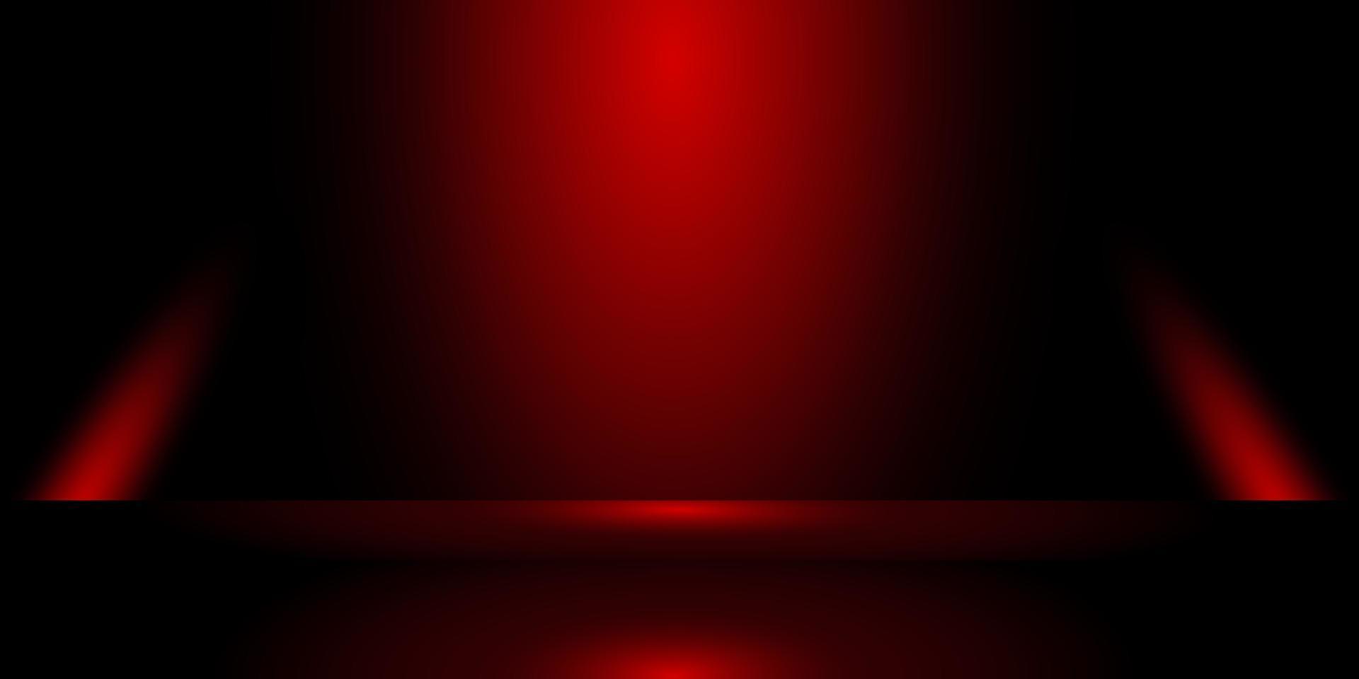 Premium Abstract Luxury red and black with the gradient is the with floor wall metal texture soft tech background design vector illustration for website, poster, brochure, presentation template etc