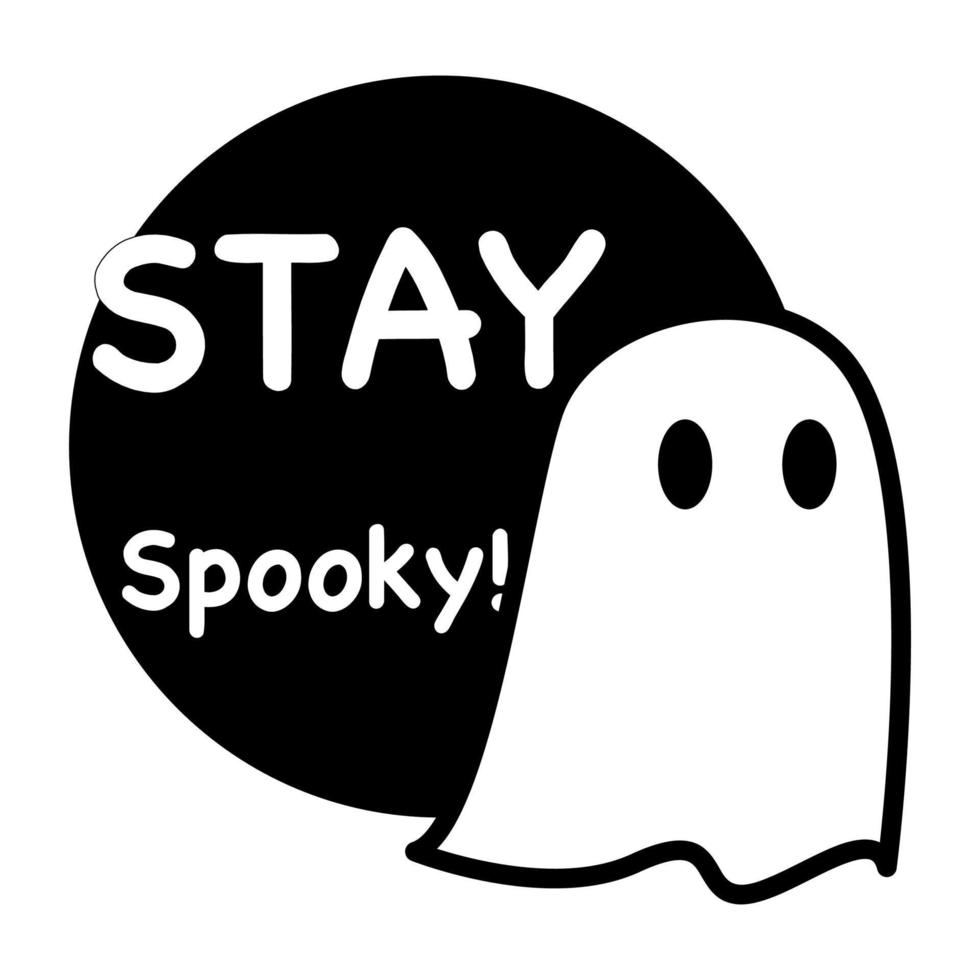 Stay spooky with ghost vector