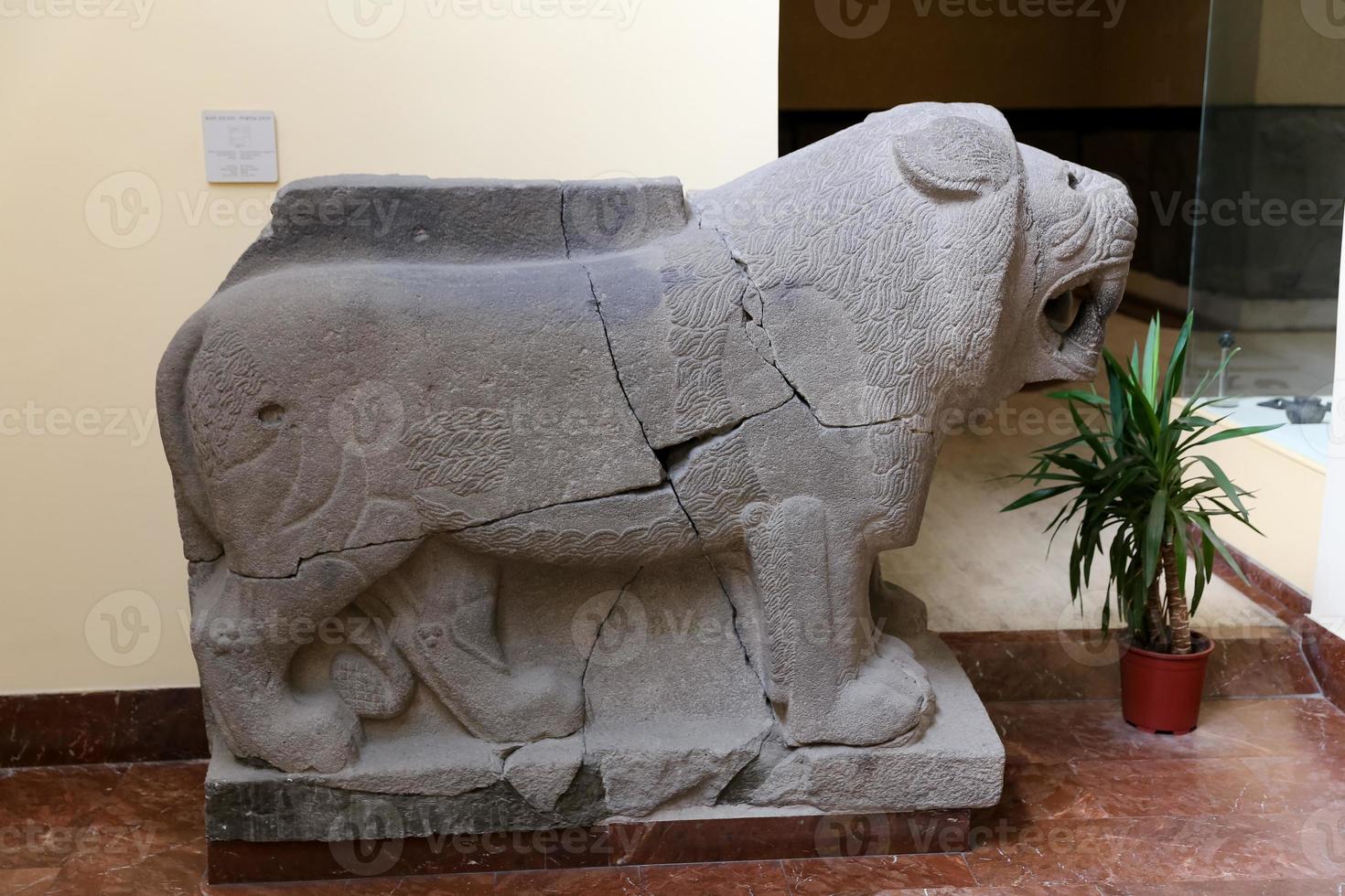 Historical Artifacts in Istanbul Archaeology Museum, Turkey photo