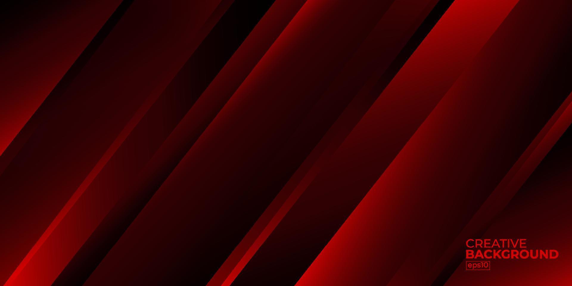 premium lujo abstracto rojo y negro con el degradado es la textura de metal de pared de piso diseño de fondo de tecnología suave ilustración vectorial para sitio web, póster, folleto, plantilla de presentación, etc. vector