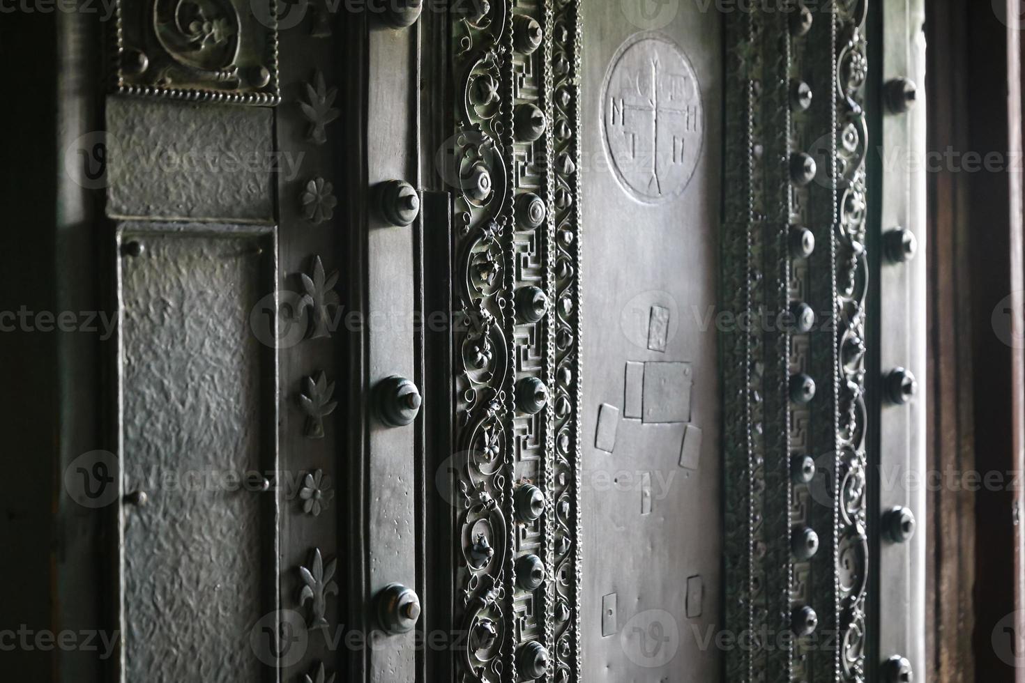 Door of Hagia Sophia museum in Istanbul, Turkey photo