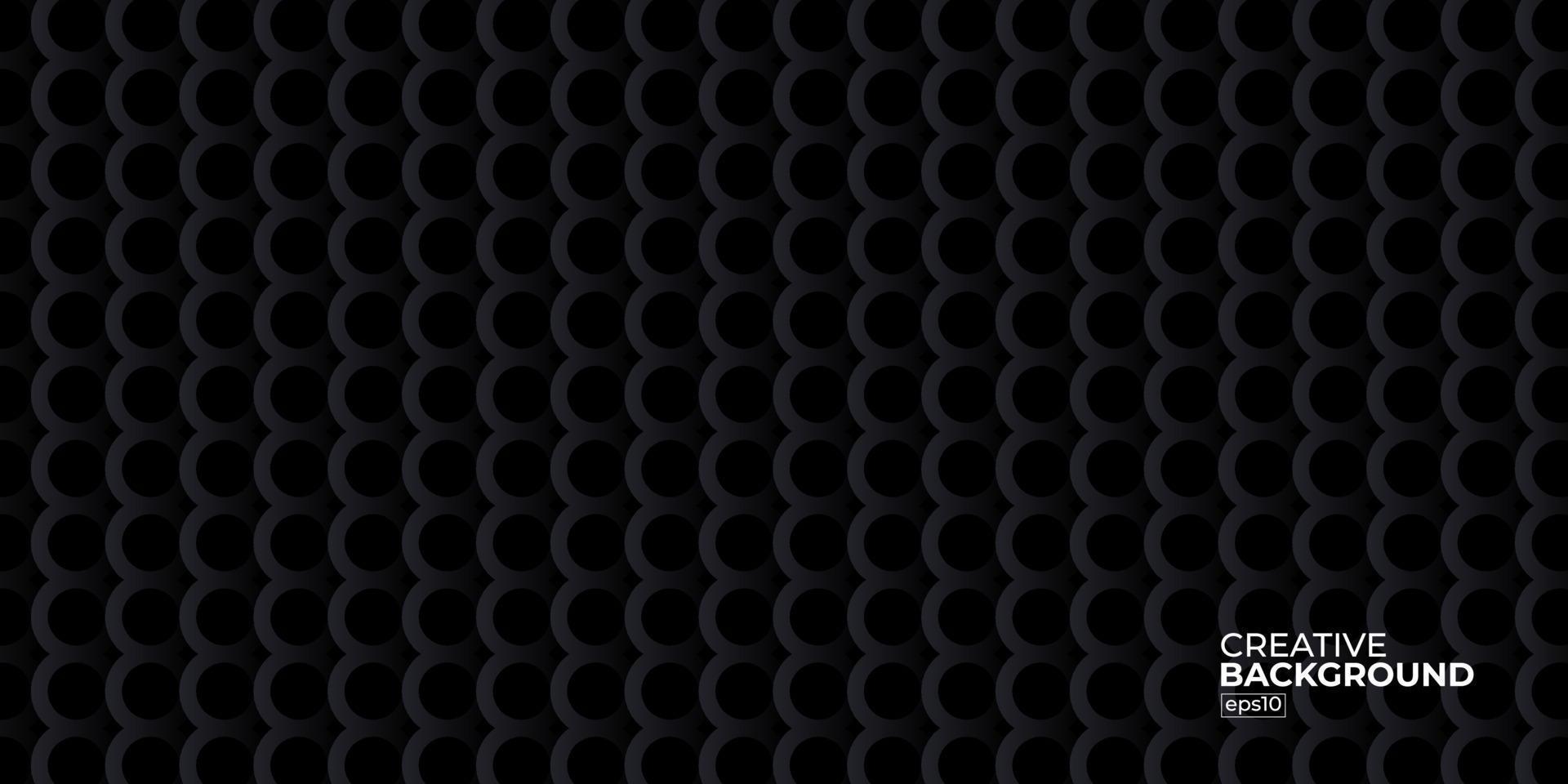 fondo abstracto premium negro con elementos geométricos degradados de lujo. rico fondo para un diseño exclusivo. vector