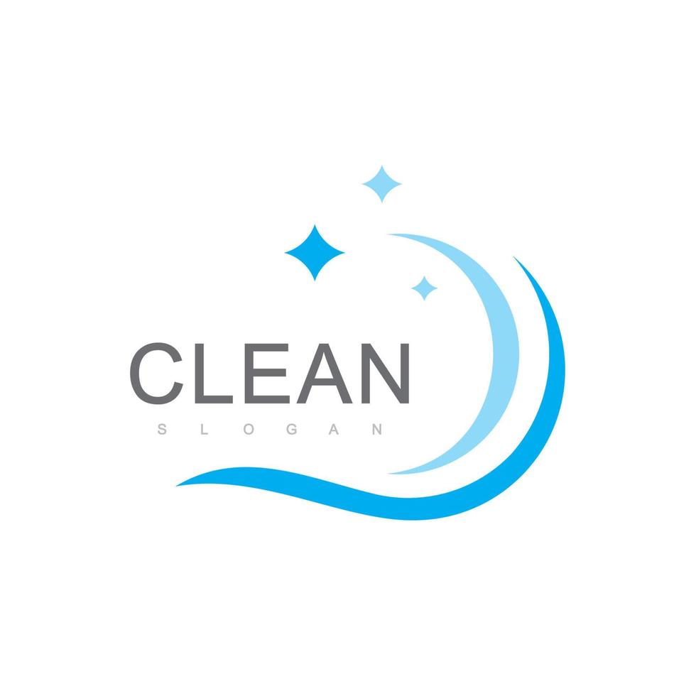 Cleaning Logo Design Template, Suitable For Cleaning Service,laundry and car wash company vector