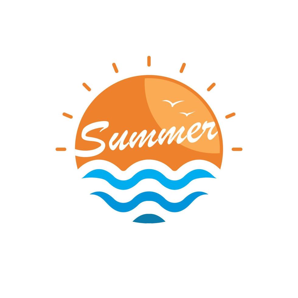 Hello Summer Vector Illustration