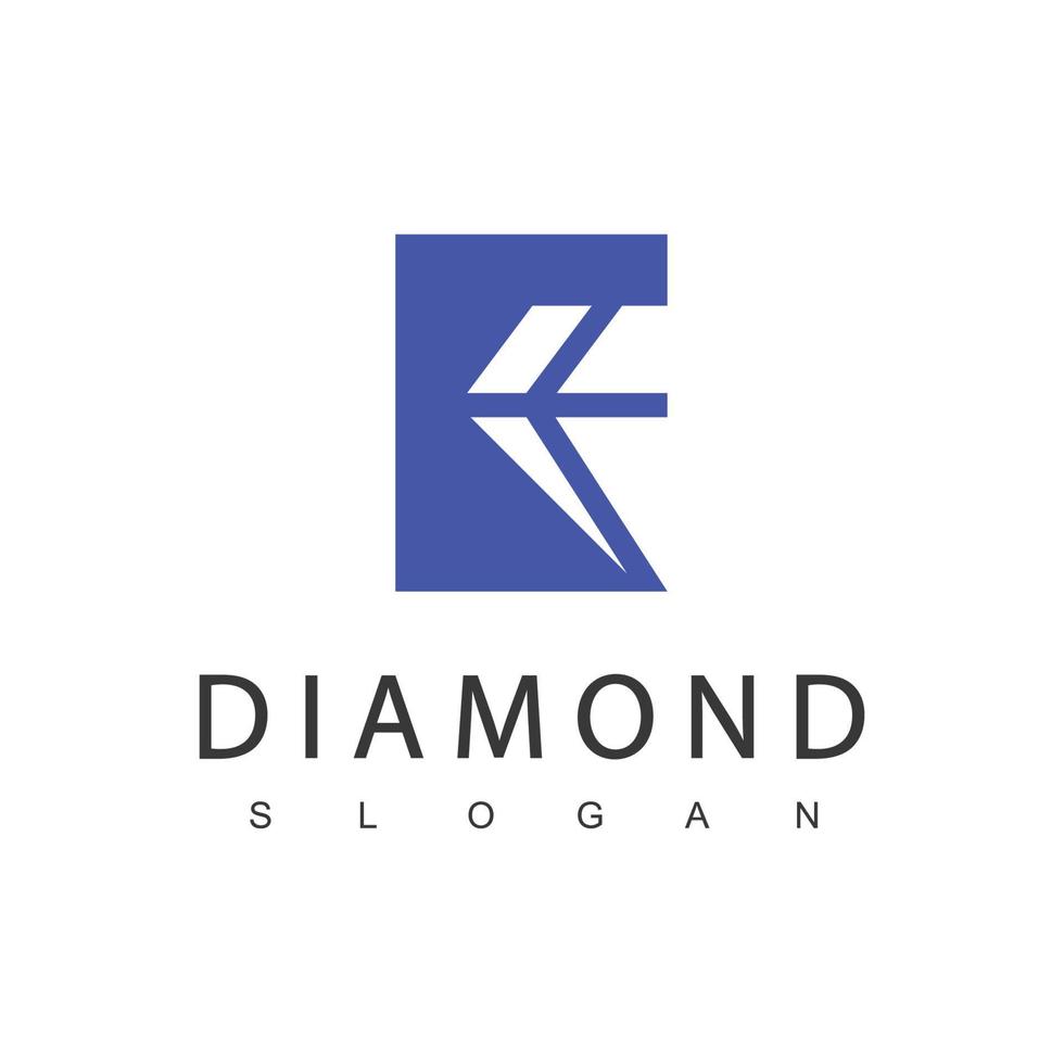 logotipo de diamante vectorial vector