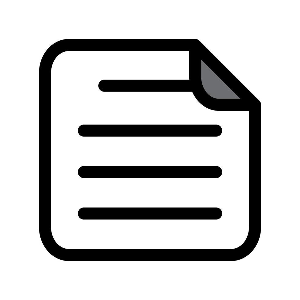 document icon template vector