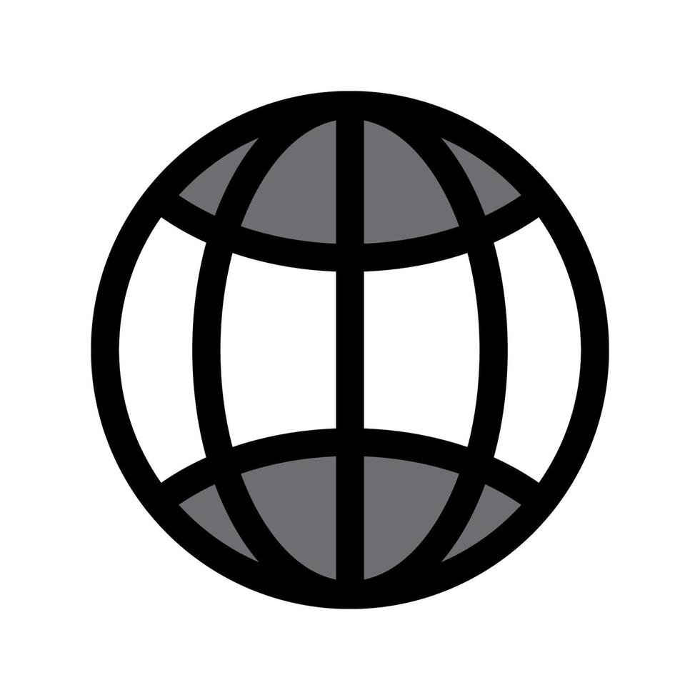 globe icon template vector