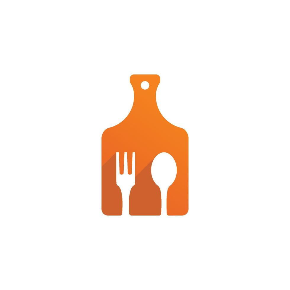 plantilla de diseño de logotipo de cocina vector