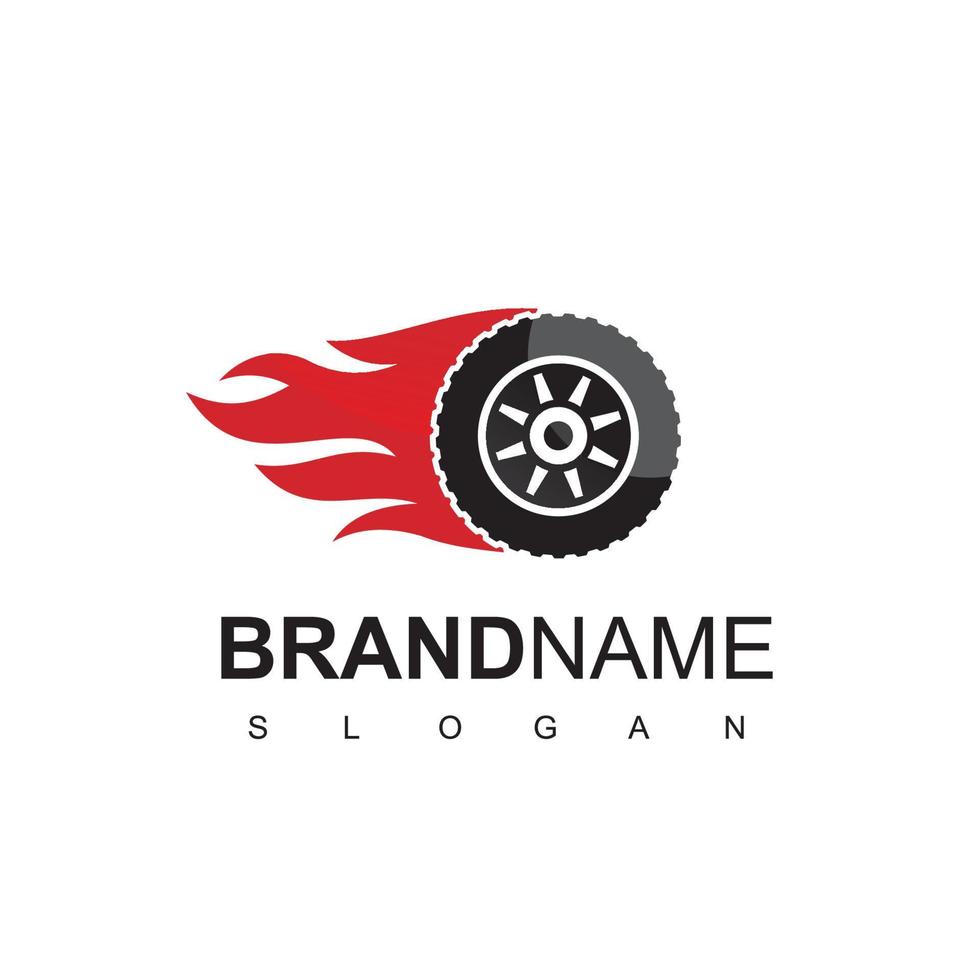 Tires Store Logo Design Template vector