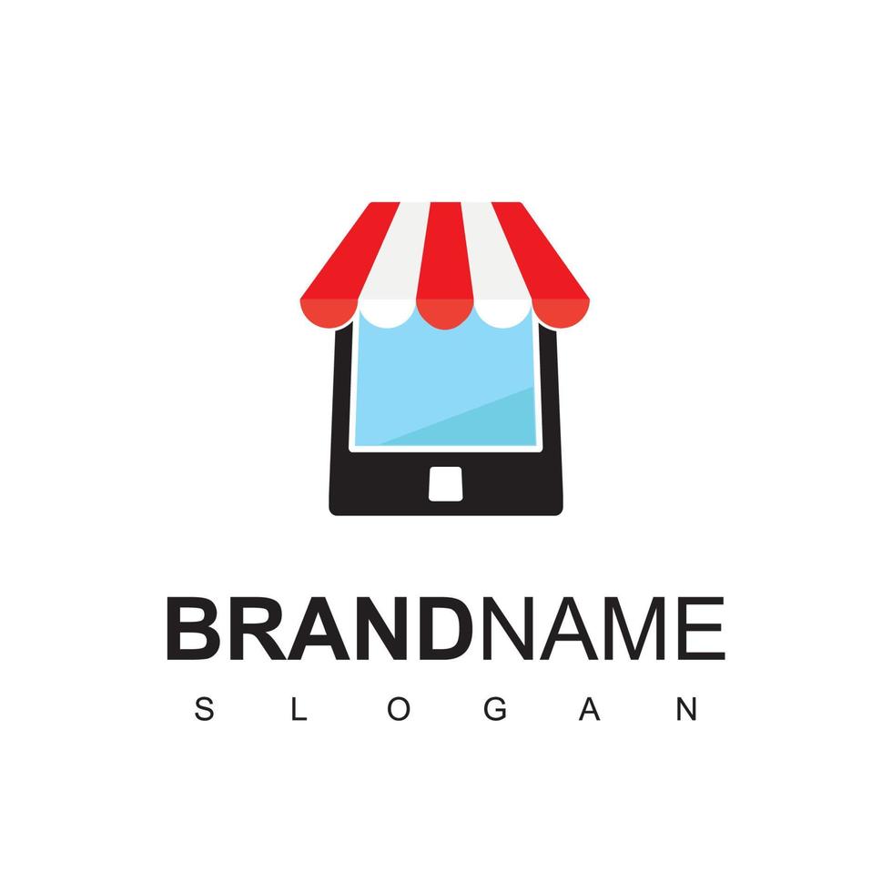 Online Shop Logo Template vector