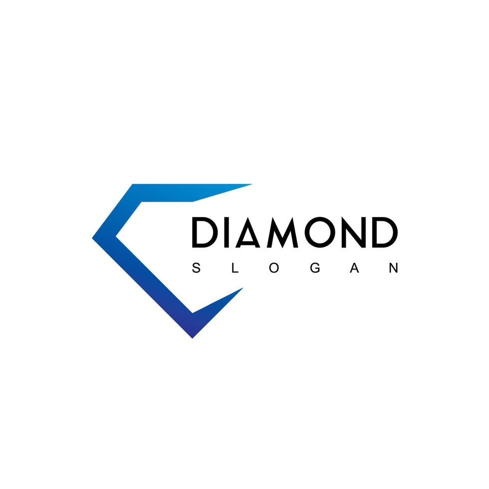 logotipo de diamante vectorial vector