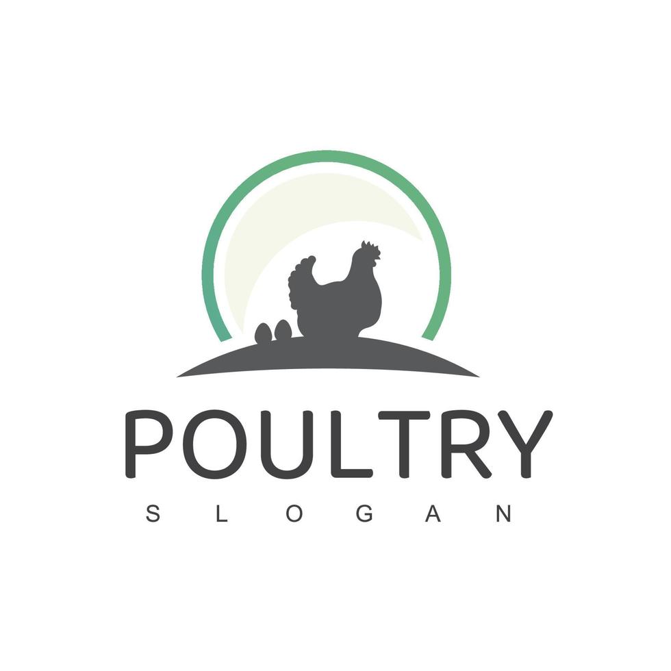 Poultry Logo, Animal Farm Company Icon vector