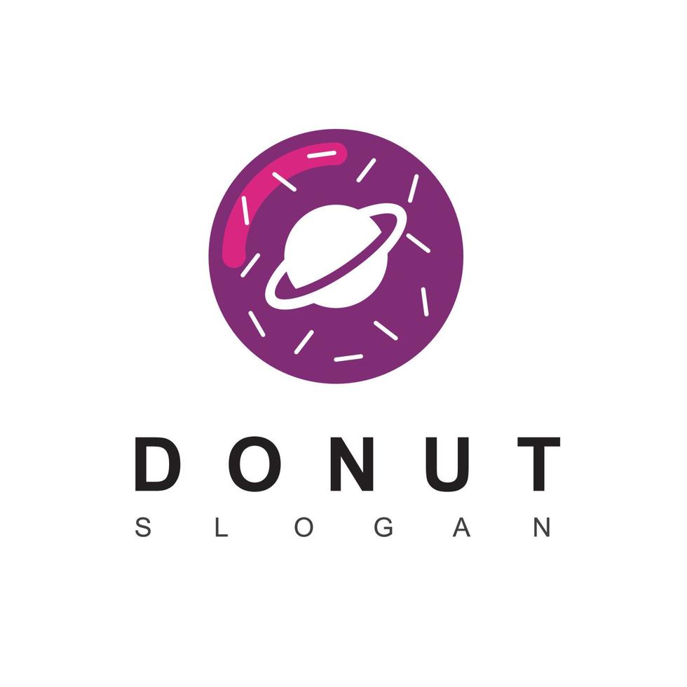 Donut Logo Design Template vector