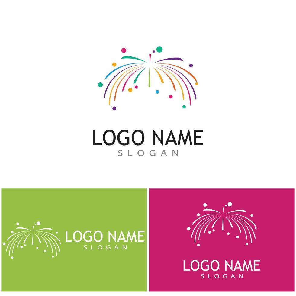 Fireworks Logo Template vector symbol