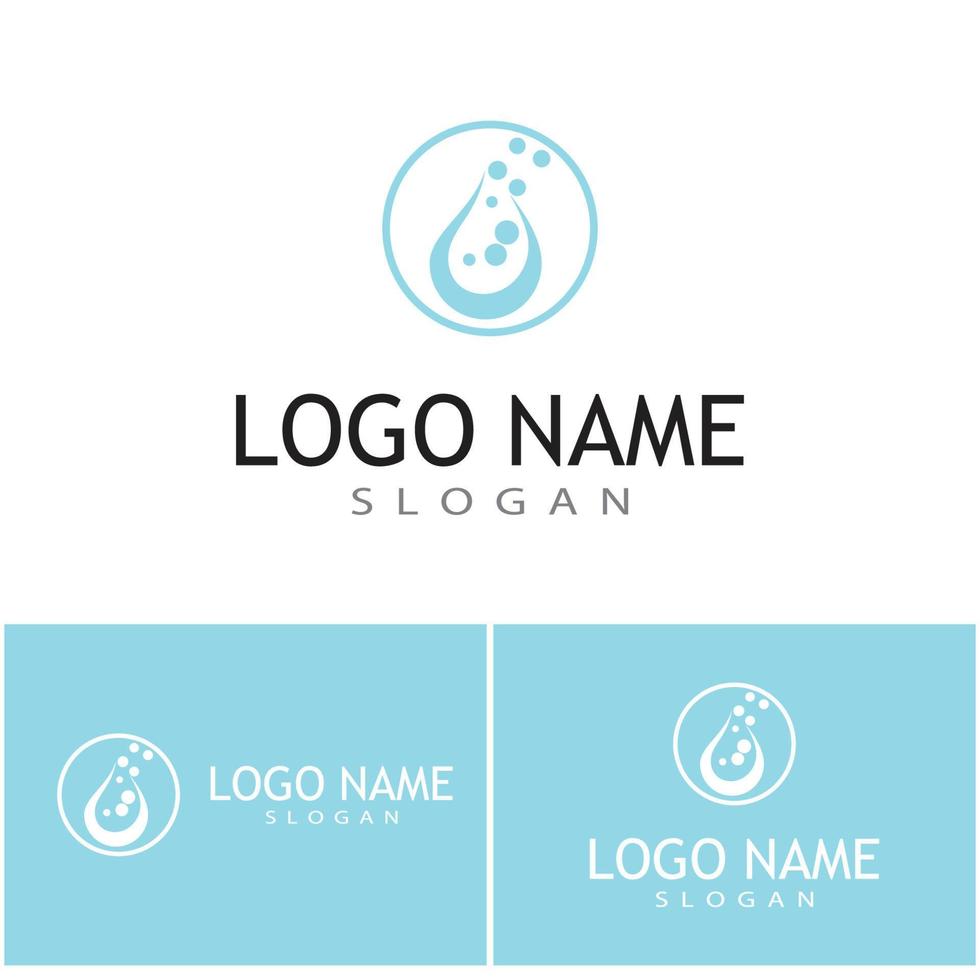 Water drop Logo Template vector illustration design