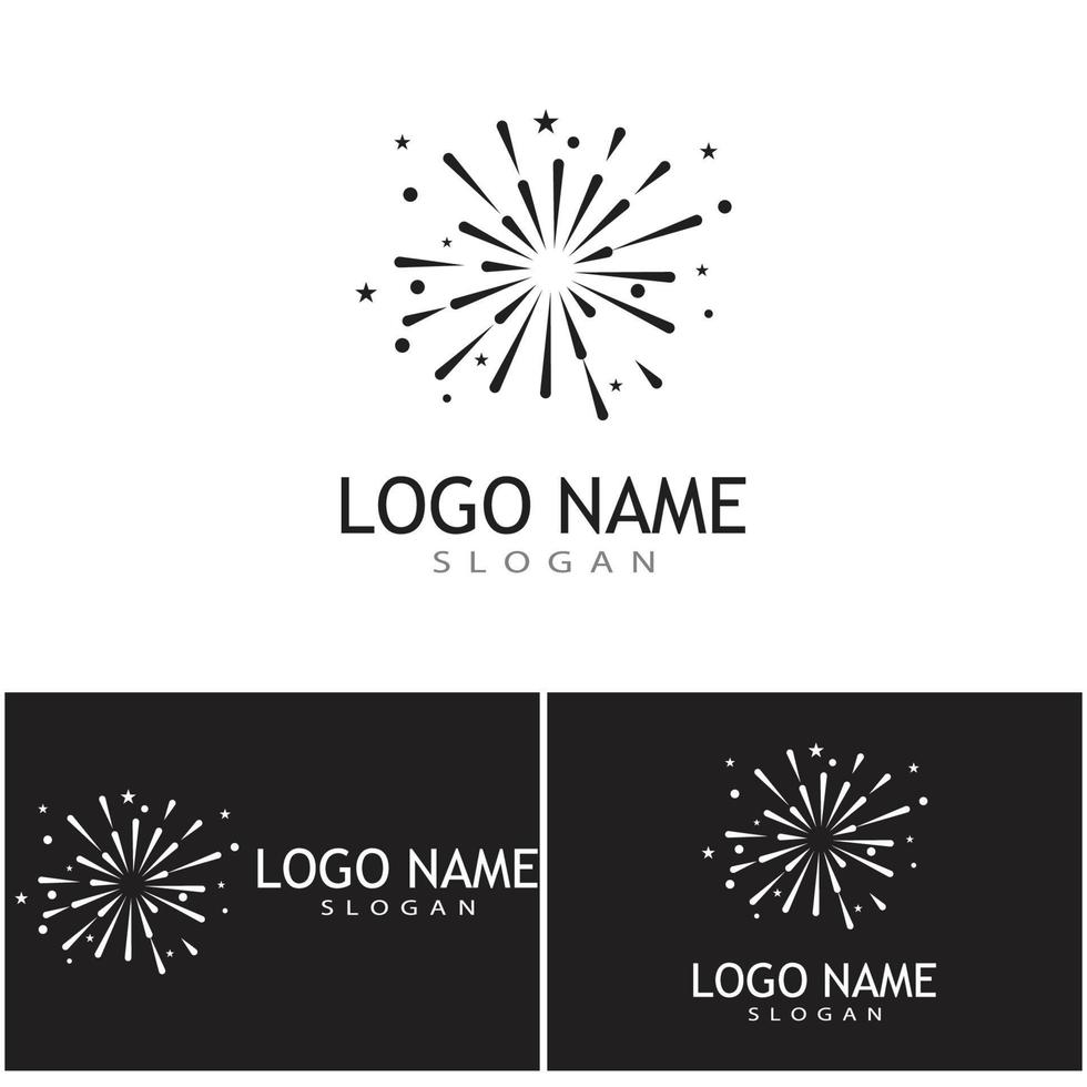 Fireworks Logo Template vector symbol