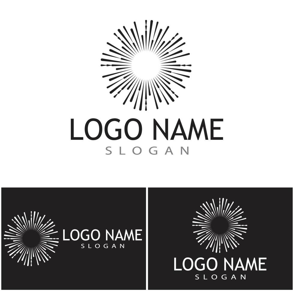 Fireworks Logo Template vector symbol