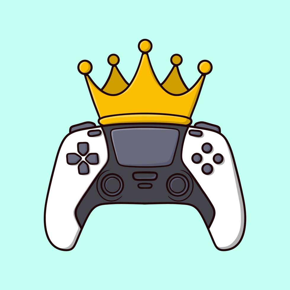 Joystick Controller Cartoon Vector Illustration