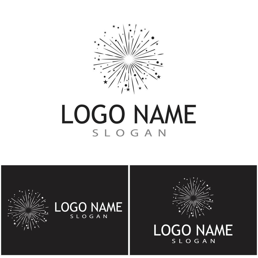 Fireworks Logo Template vector symbol