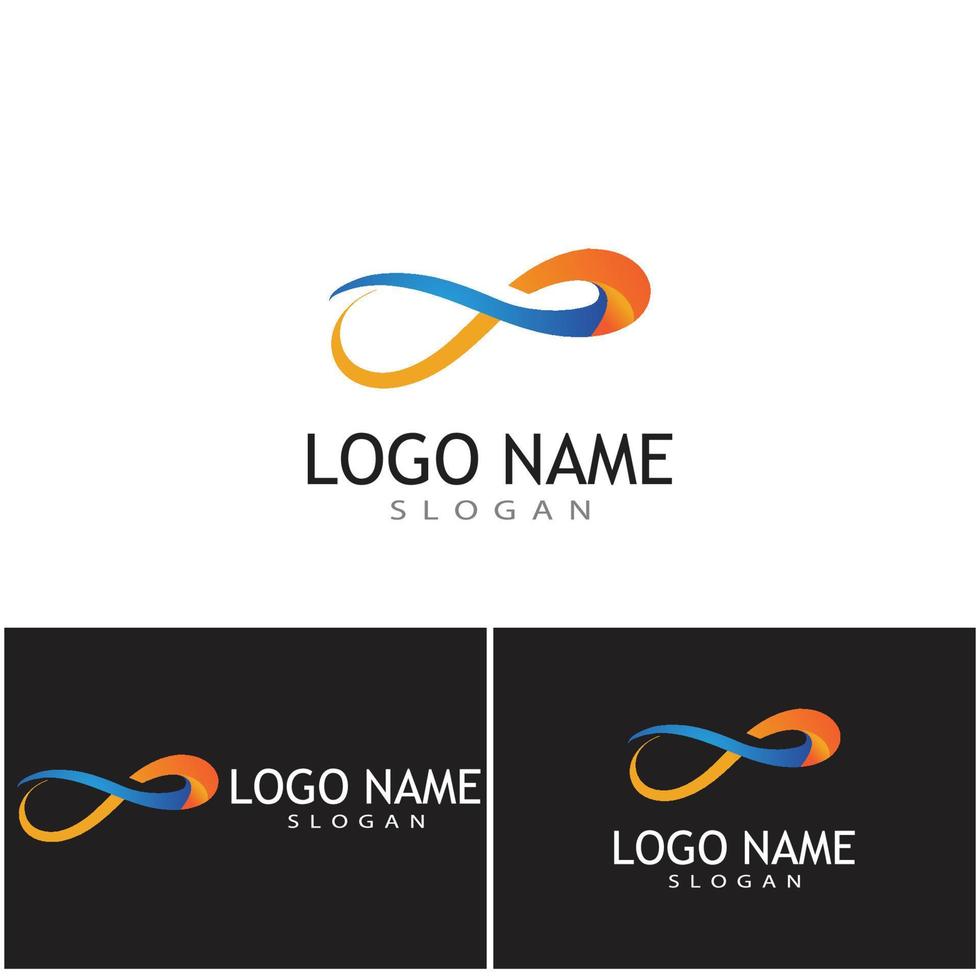 Infinity Design Vector icon illustration Logo template design