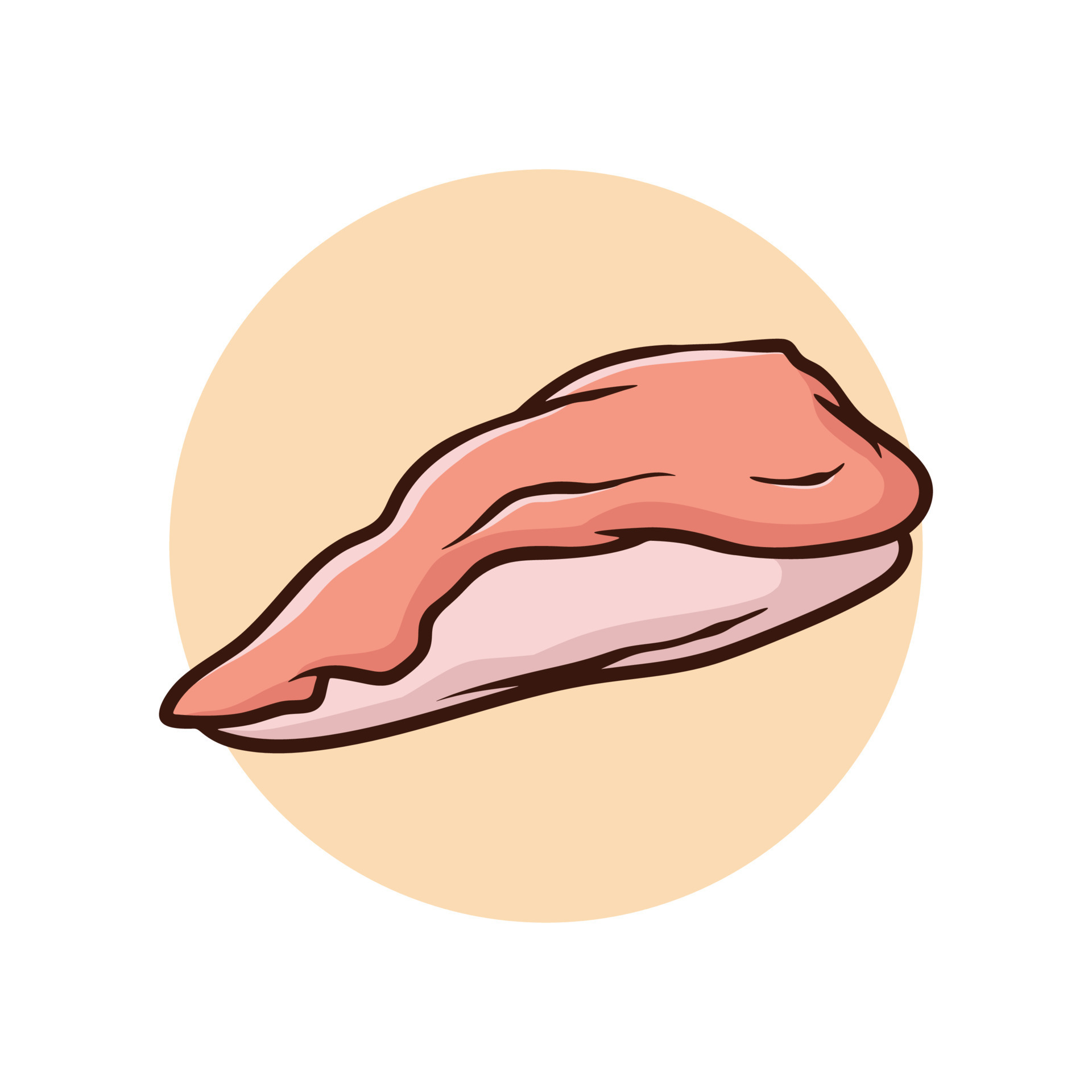 Chicken breast cartoon vector 8693219 Vector Art at Vecteezy