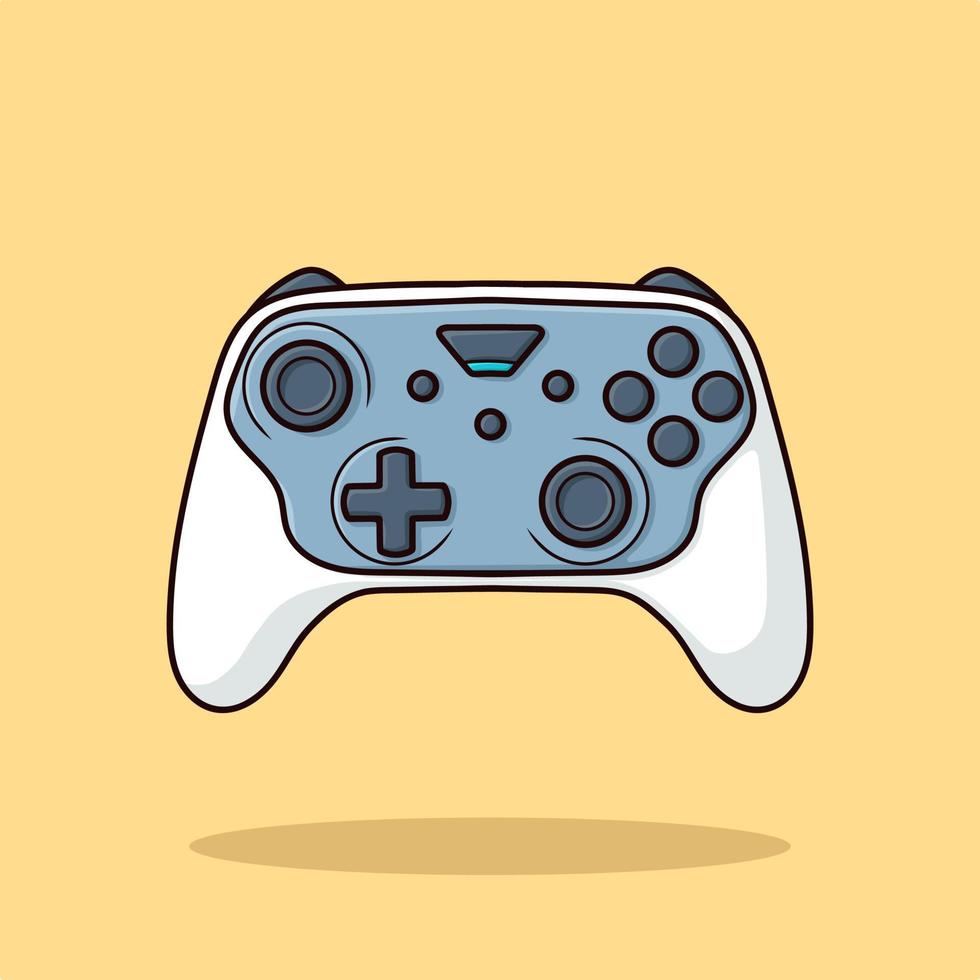 Ilustración de vector de dibujos animados de controlador de joystick