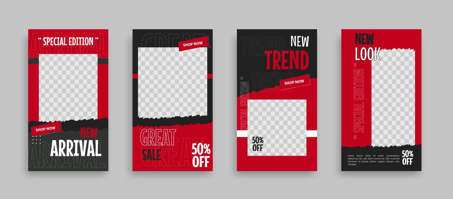 Business sosial media post template design vector