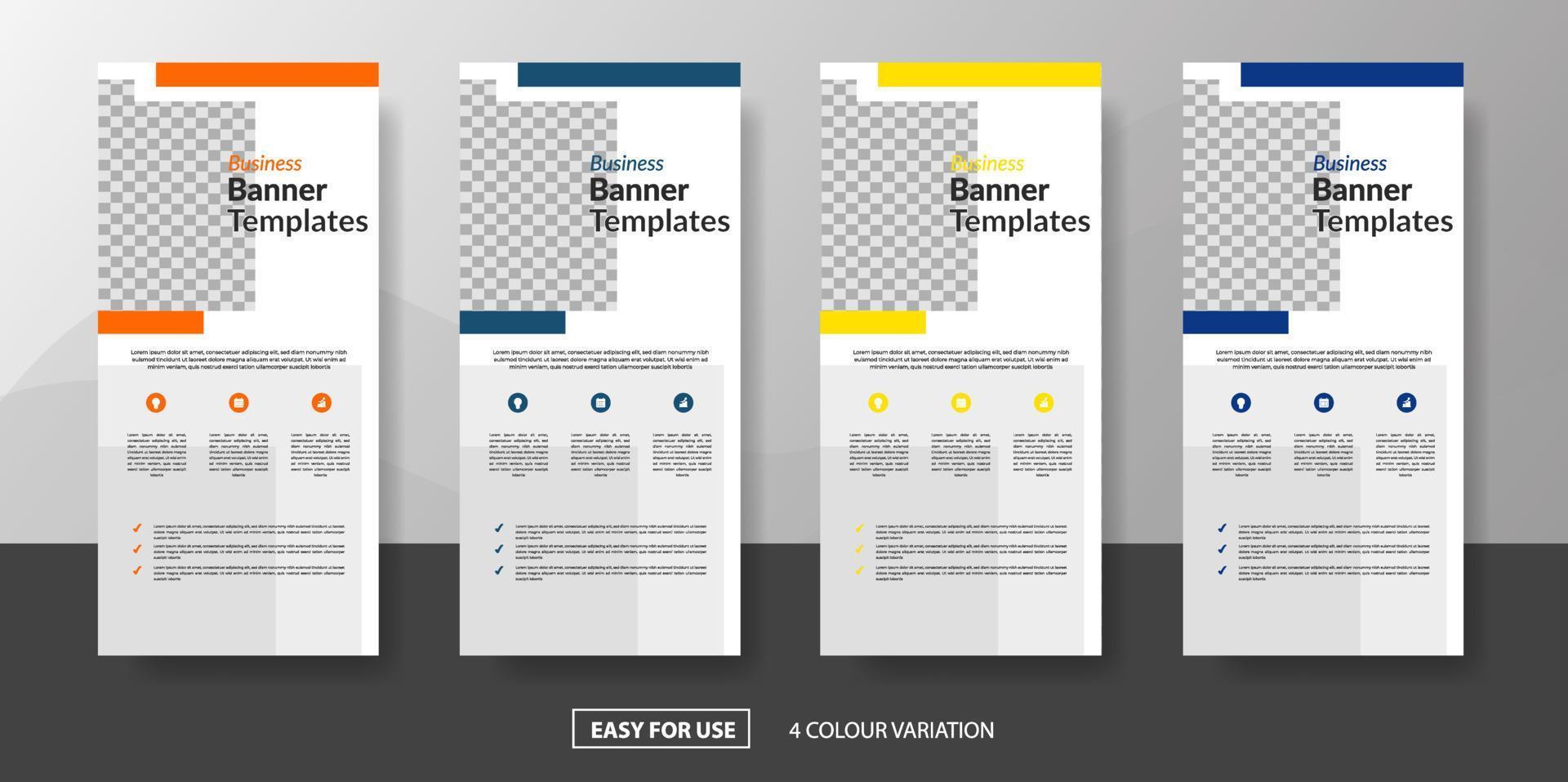 Business sosial media post template design vector