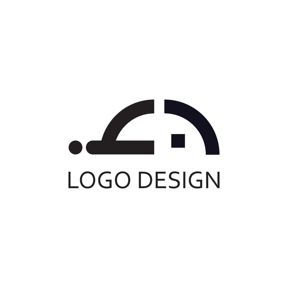 letra creativa ap geométrica para el diseño de la empresa de logotipos.eps vector