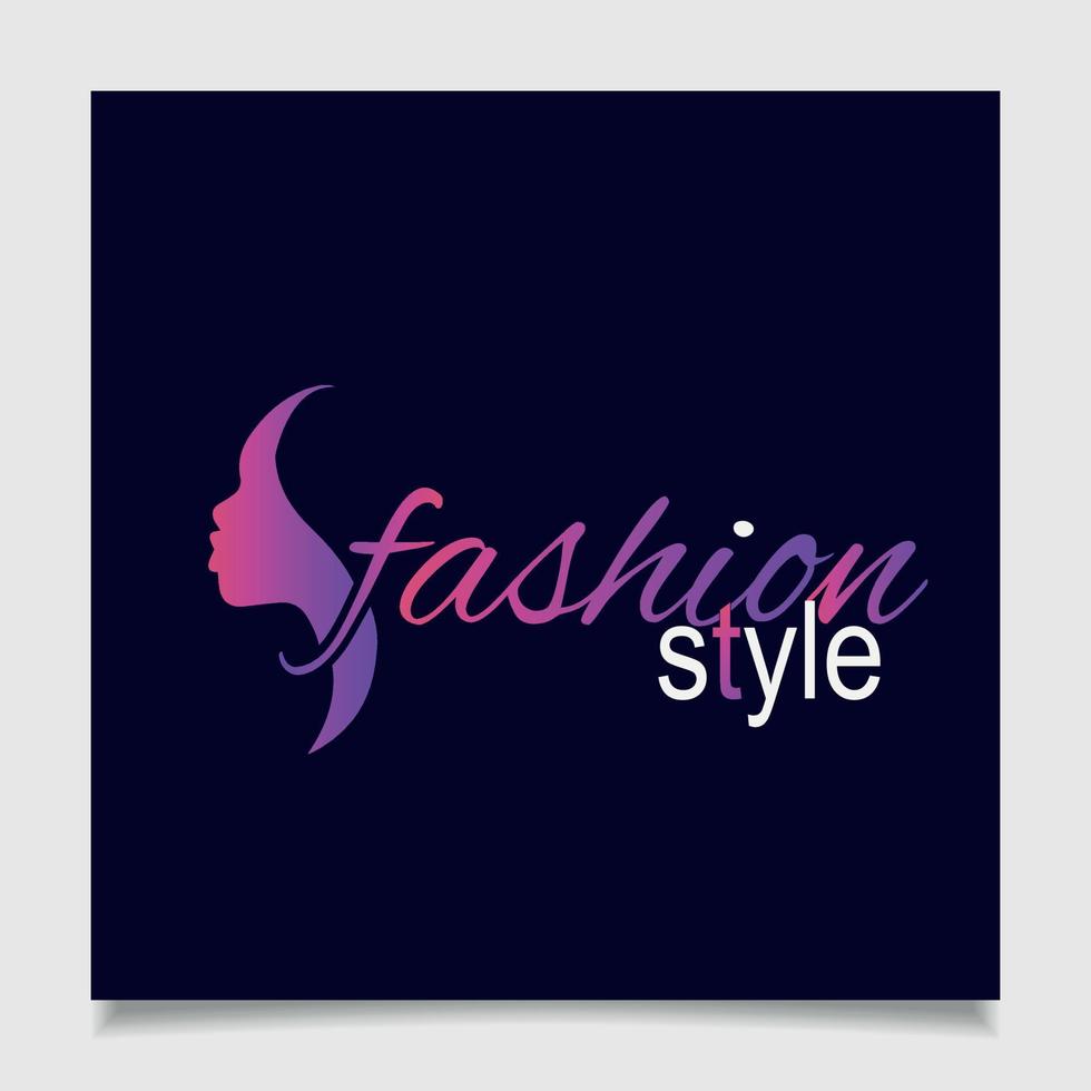 Fashion Style Logo Design vector