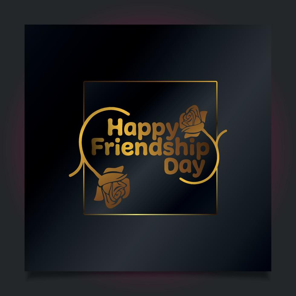 Happy Friendship Day Banner Design vector