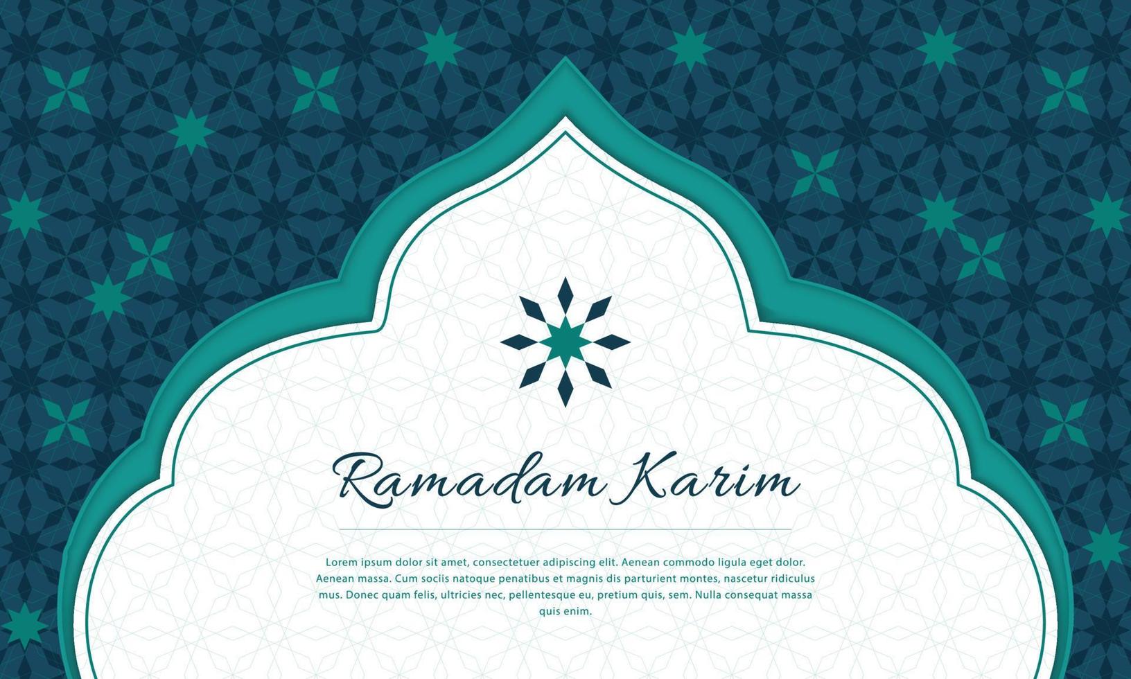 geometric islamic pattern illustration background or banner design vector