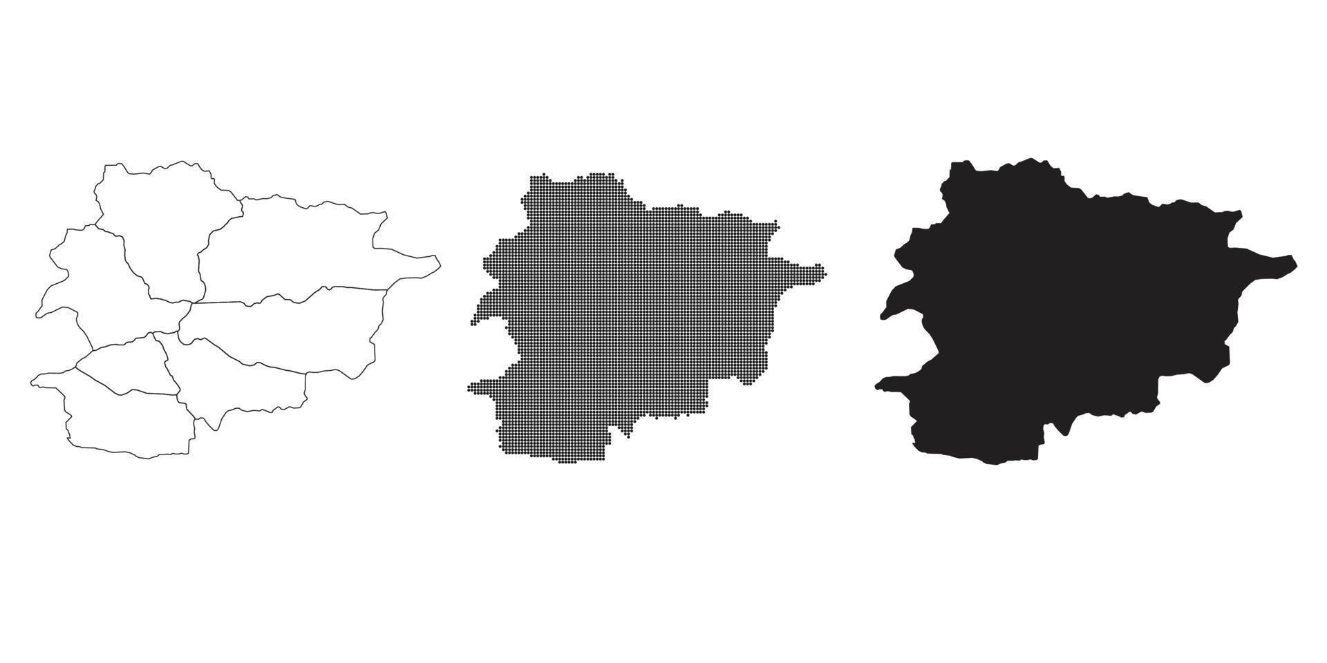 mapa de angola aislado en un fondo blanco. vector