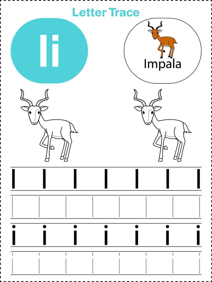 hojas de trabajo de rastreo de letras del alfabeto para niños az archivos imprimibles vector