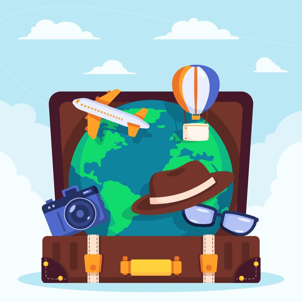 World Tourism Day Background vector