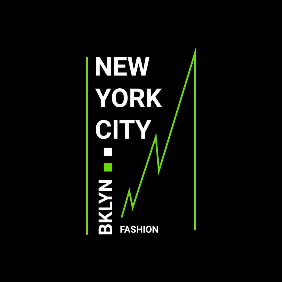 diseño de escritura de la ciudad de nueva york, adecuado para serigrafía de camisetas, ropa, chaquetas y otros vector