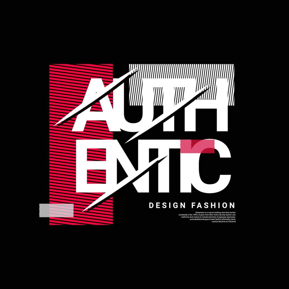 Authentic writing design, suitable for screen printing t-shirts, clothes, apparel, jackets and others vector