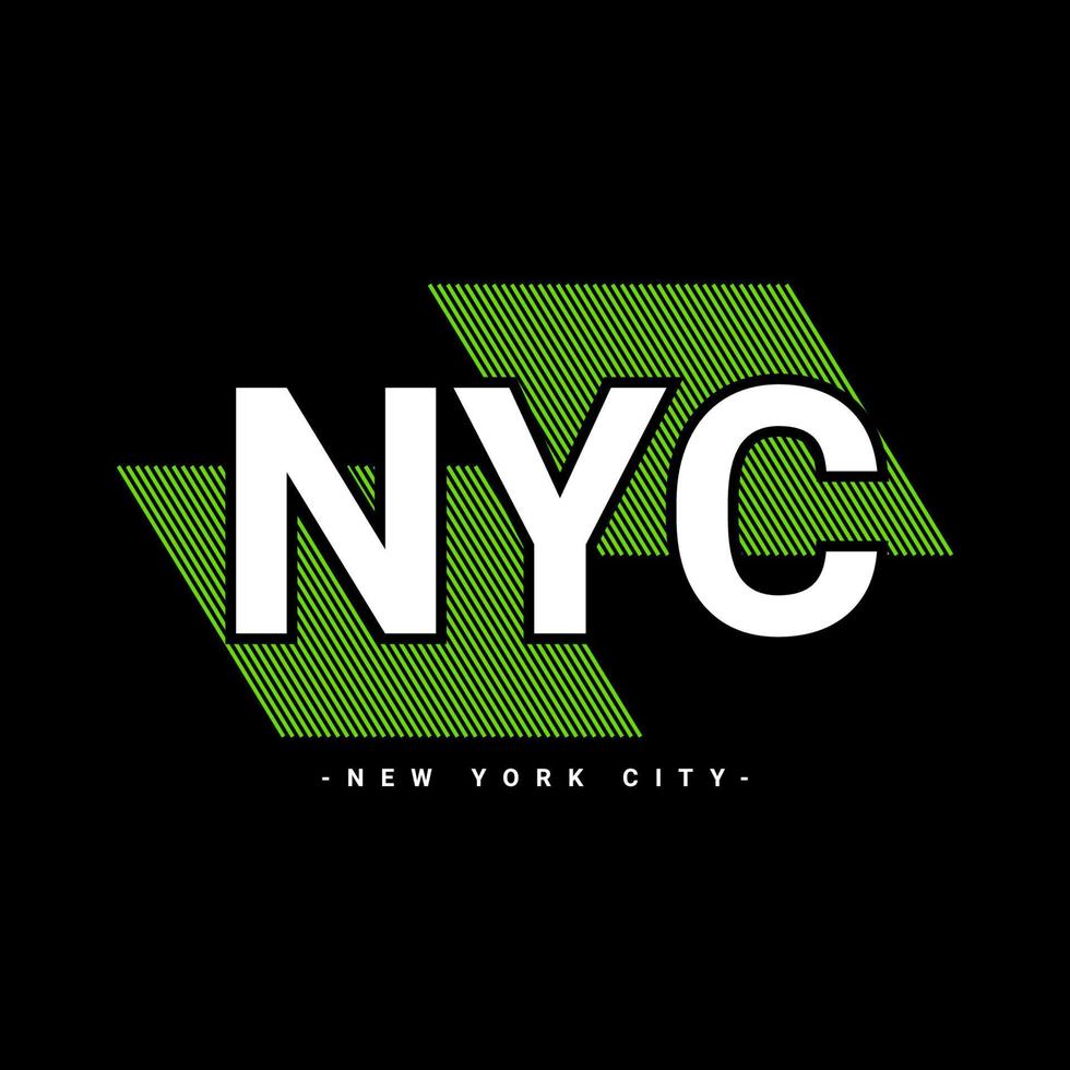 New york city writing design, suitable for screen printing t-shirts, clothes, jackets and others vector