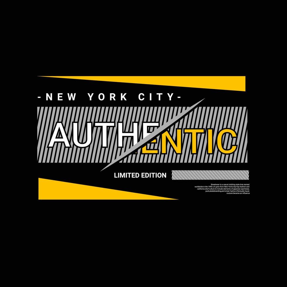 Authentic writing design, suitable for screen printing t-shirts, clothes, apparel, jackets and others vector