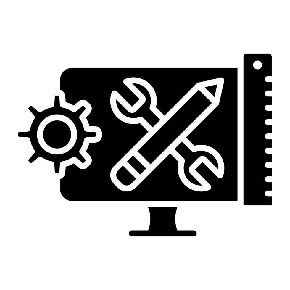 Toolkit Glyph Icon vector
